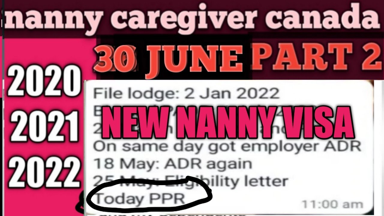 30 JUNE LATEST update NANNY VISA UPDATES // nanny caregiver program
