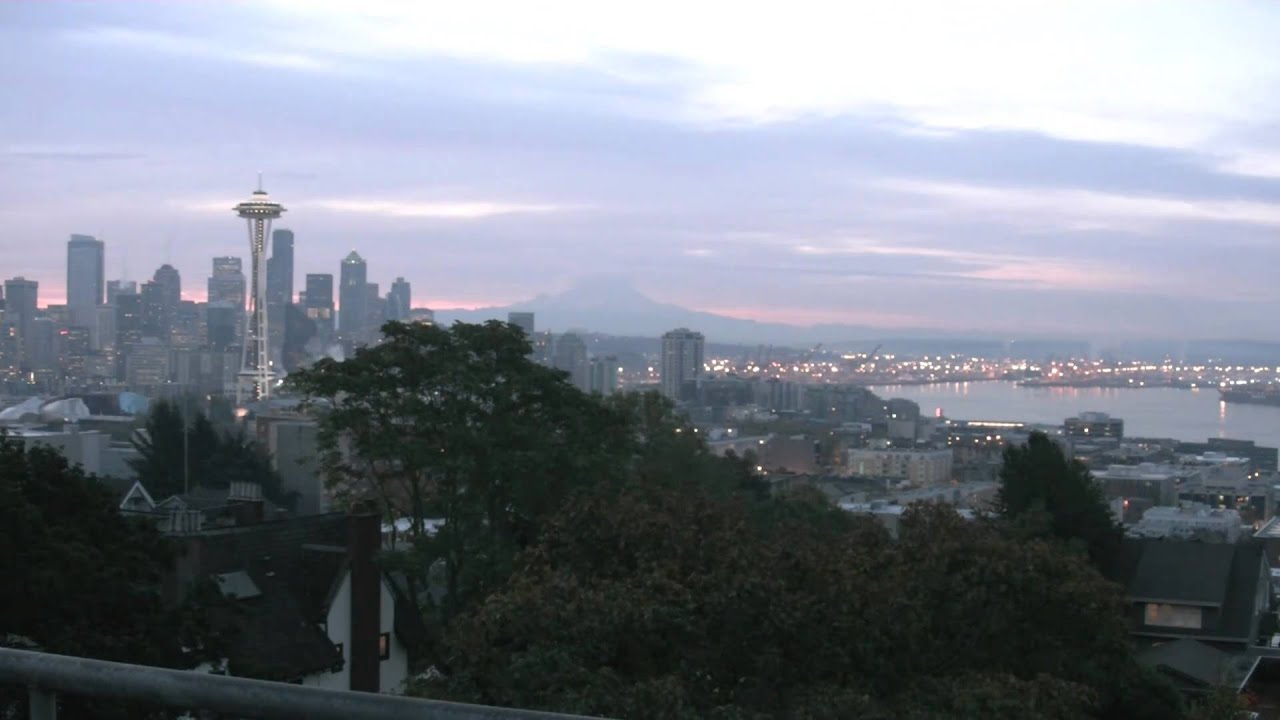 Seattle sunrise from Kerry Park YouTube