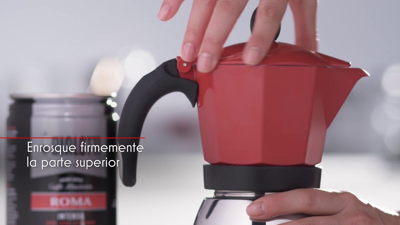 Prepara un café espresso | Cafetera Bialetti Moka inducción - YouTube