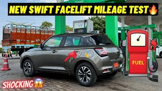 New 2024 Swift Facelift Mileage Test | Tank to Tank RealLife Condition Mileage test |