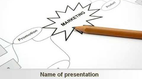 Marketing Mix PowerPoint Template by PoweredTemplate.com