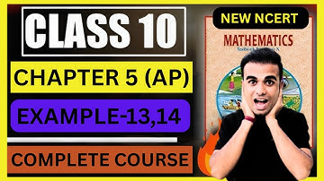 Arithmetic Progression Example 13,14 Ch-5  Class 10 New NCERT Solution |CBSE |RBSE| UPBOARD|
