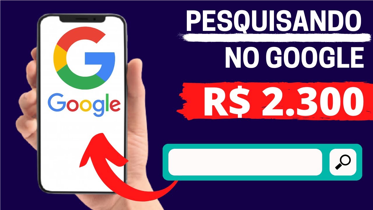 COMO GANHAR R$ 2300+ PESQUISANDO NO GOOGLE (ganhe dinheiro online)