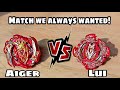 BLOODY LONGINUS vs CHOz ACHILLIES | Red version | Battle we want ..LUI vs AIGER