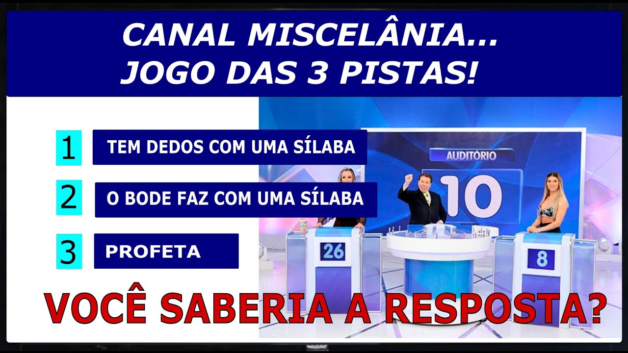 Jogo Das Três Dicas Perguntas - FDPLEARN