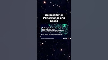 Optimizing for Performance and Speed #ai #artificialintelligence #machinelearning #aiagent