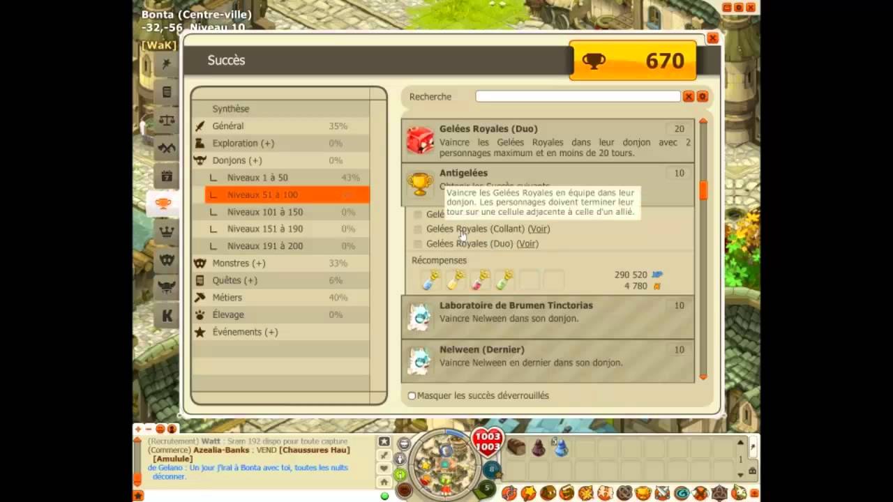 [DOFUS] Comment xp lvl 50 à 100 rapidement. - YouTube