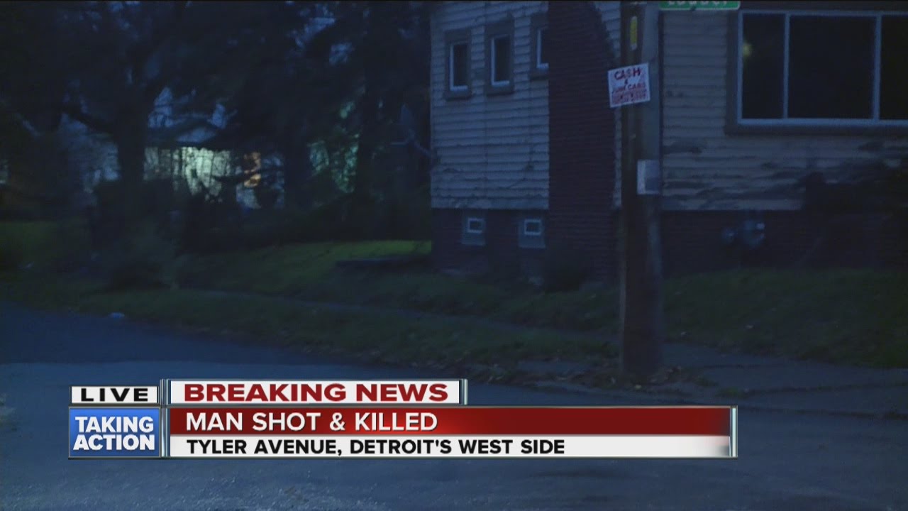 Man shot, killed on Detroit's west side - YouTube