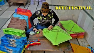 Amazing Process of  Kite Making  #kitefestival #kitemakingvideos #kitemanja #gujaratkitefestival by Circus Thuppaki 6,013 views 5 months ago 8 minutes, 47 seconds