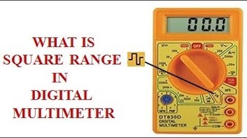 What is Square Range in multimeter | Multimeter square range | Multimeter frequency range