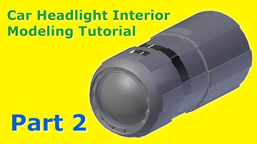Blender Car Headlight Interior Modeling Tutorial - Part 2 - The Second Piece