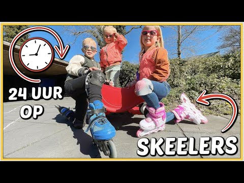 24 UUR OVERLEVEN OP DE SKEELERS π | Bellinga Vlog #3435