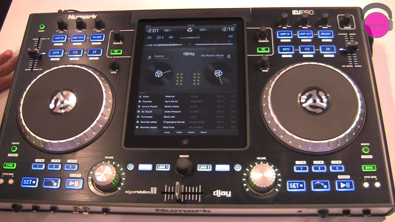 NUMARK iDJ Pro iPad DJ Controller Overview | agiprodj.com - NAMM 2012