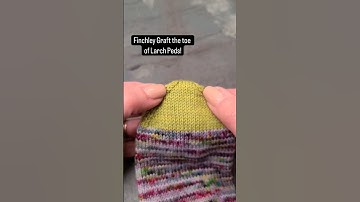 Am I the last knitter to learn about the Finchley Graft for Cuff Down Socks? #knit #knittip
