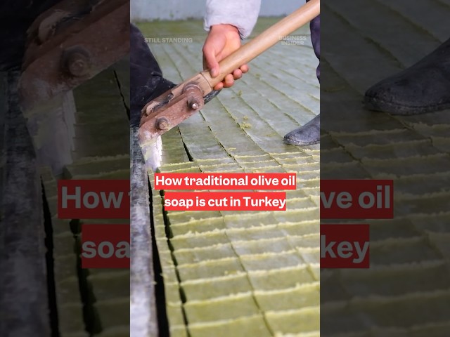 How 8 million olive oil #soap bars are #handmade in #Turkey