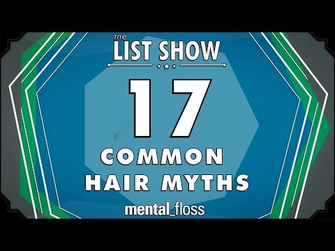 17 Crazy Hair Myths (incl. Can a MARCHING BAND cause HAIR LOSS?!) - mental_floss - List Show (244) video