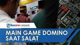 Viral Video Seorang Pria Main Game Higgs Domino saat Salat Berjemaah, Dianggap Melecehkan Agama