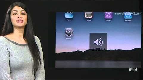 iPad - How to use volume buttons