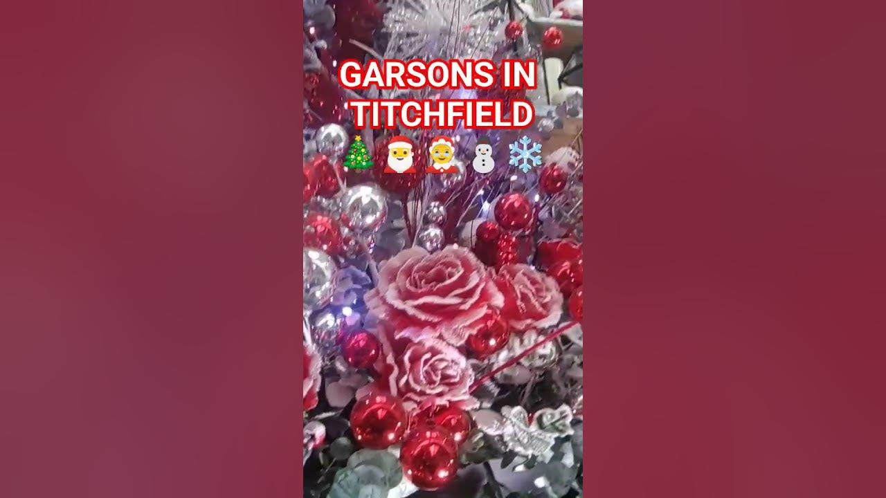 GARSONS GARDEN CENTRE IN TITCHFIELD 🎄🎅🤶⛄ ️!!! christmas christmas2023 christmasshorts YouTube