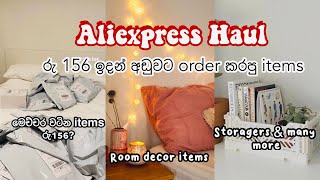 Aliexpress එකෙන් රු156 ට ගත්ත items unbox කරමු🛍 | aliexpress haul🛒 | aesthetic vlog🐝