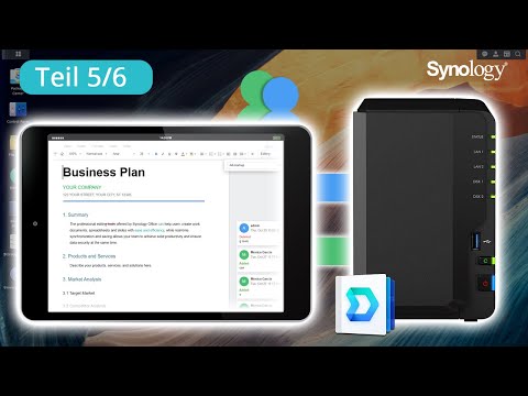 GEMEINSAM arbeiten und Office SYNCHRONISIEREN | Synology Drive A-Z | Teil 5/6