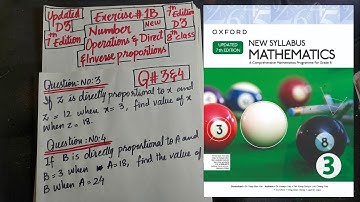 Updated D3| Ex no 1B | Q # 3 & 4 | Oxford New Syllabus updated 7th Edition| book 3 |8th class