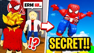 My Roommate is SECRETLY SPIDERMAN in Roblox Brookhaven RP!!
