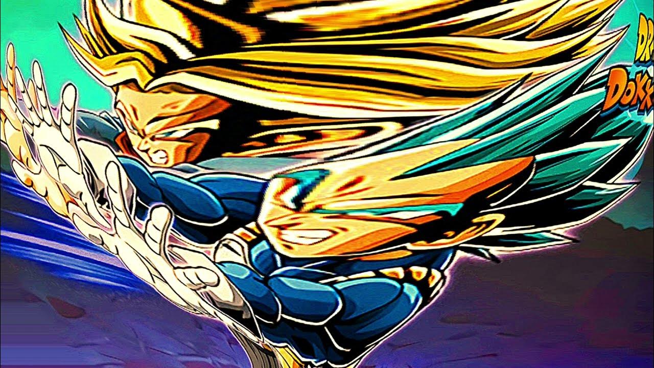 LR INT SSJ Trunks & SSB Vegeta Active Skill OST but it never starts