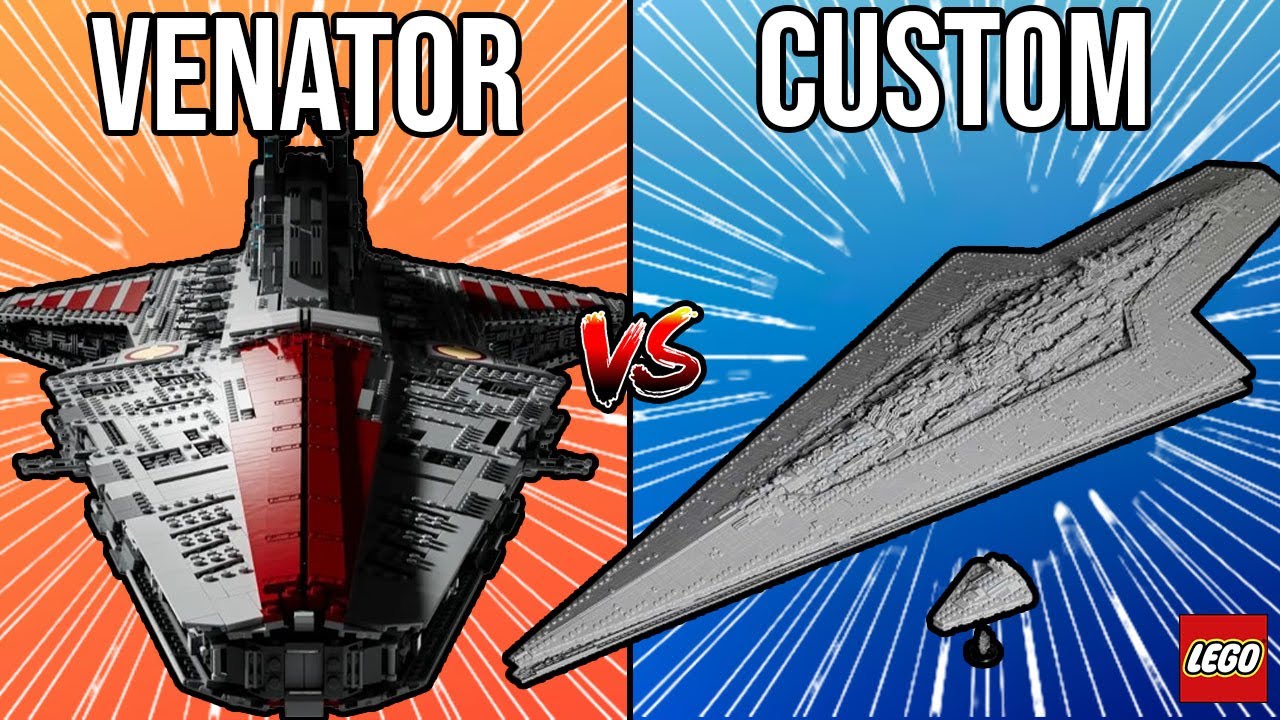 $3000 Custom LEGO Super Star Destroyer Vs $1000 LEGO UCS Venator - YouTube