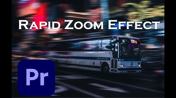 Gibson Hazard Rapid ZooM Effect - Adobe Premiere Pro Tutorial (Learn Premiere Pro 2021)