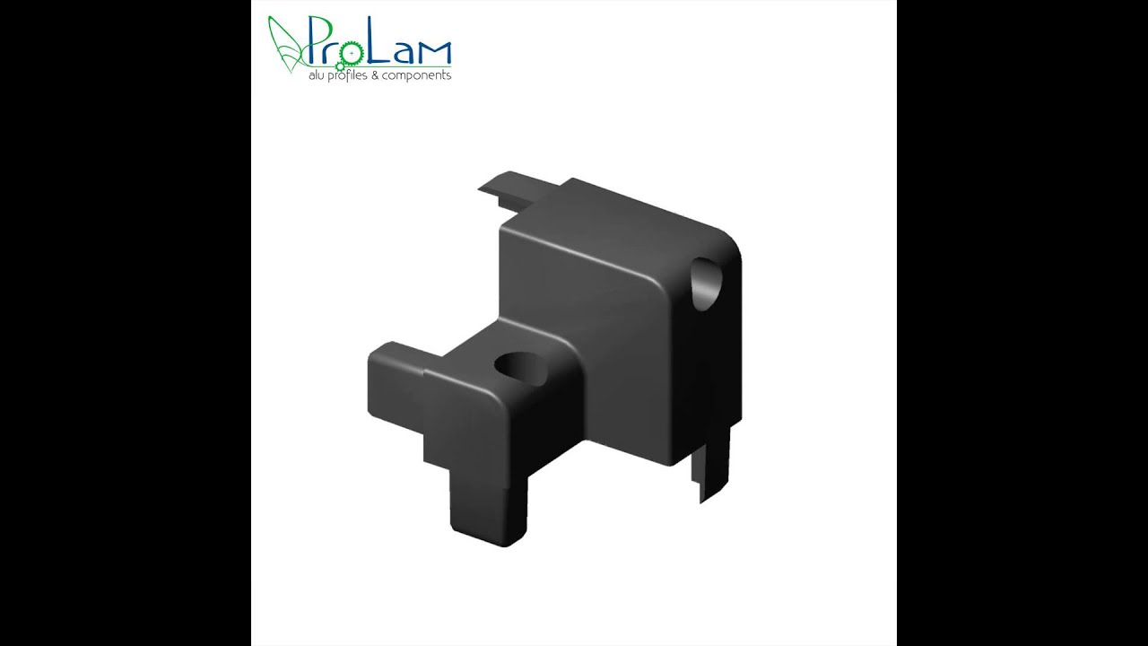 ALUMINUM CORNER FOR LOUVER FRAME    - A 121