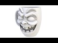 3D model of an abstract mug. A emotional mug. Superhive, CGtrader, Cults3d (no sound)