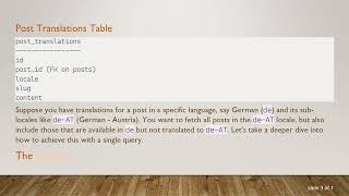 Mastering SQL: How to Retrieve Translations without Duplicates in One Query