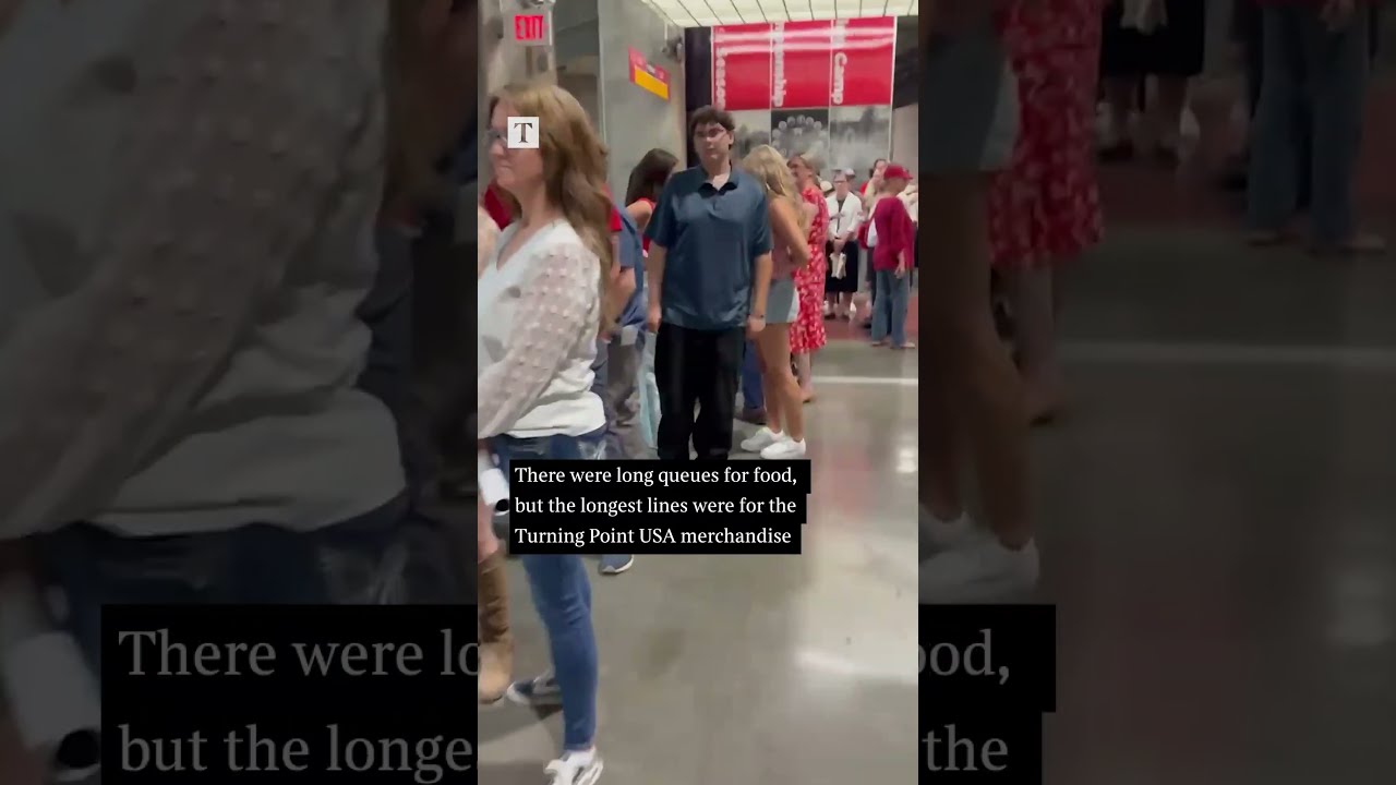 Tens Of Thousands Attend Charlie Kirk Memorial In Arizona Shorts