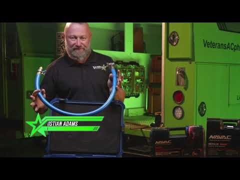 Blue Vacuum Hoses