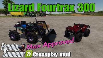 Lizard Fourtrax 300 / FS25 crossplay mod