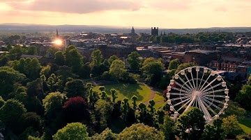 CHESTER, UK | Amazing drone views | Chester Stock Footage