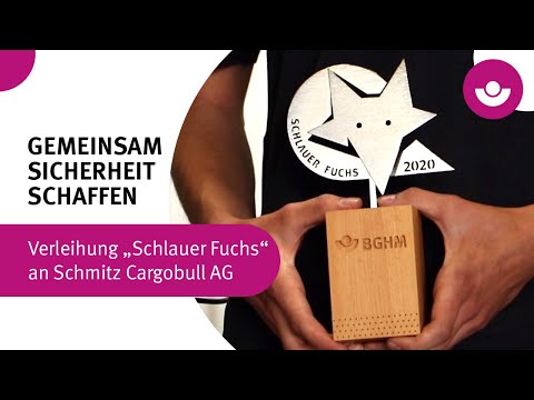 Verleihung des Sicherheitspreises „Schlauer Fuchs“ an die Azubis der Schmitz Cargobull AG