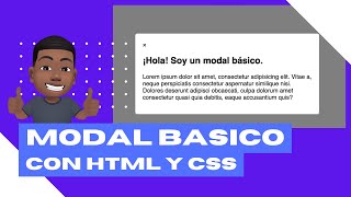 Creación de un Modal Básico con HTML, CSS y JS: Guía Paso a Paso para Principiantes