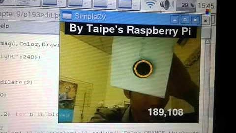 Tracking a Circle using SimpleCV with Raspberry PI
