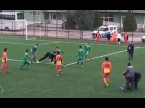 U16 ÇAYYOLUSPOR KIZILCAHAMAM OLAYLI MAÇ TATİL EDİLDİ.