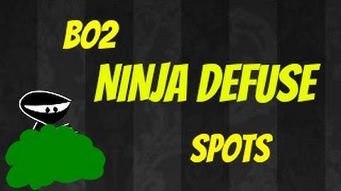 BO2 Ninja Defuse Spots on (RAID)