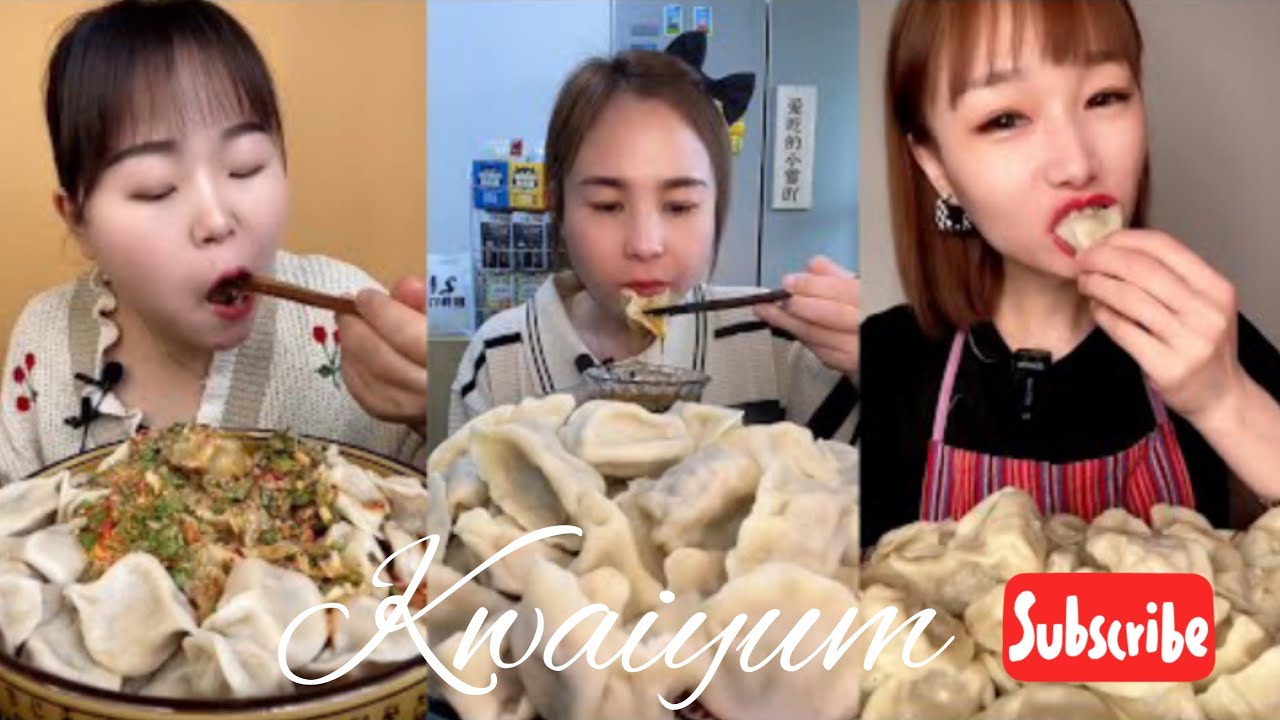 ASMR FOOD SHOW | Chinese Dumplings Mukbang | Kwaiyum Eating Show