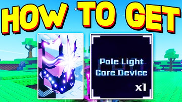 How To GET POLE LIGHT CORE DEVICE SHOWCASE in SOLS RNG! ROBLOX