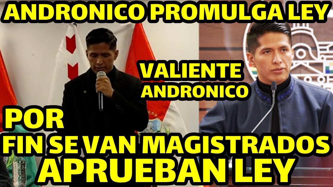 ANDRONICO RODRIGUEZ PROMULGA LEY 0.75 QUE MANDA A SU CASA MAGISTRADOS ...