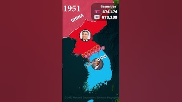 Thumbnail of KOREAN war by map in 30 sec #koreanwar #northkorea #southkorea #coldwar #maps