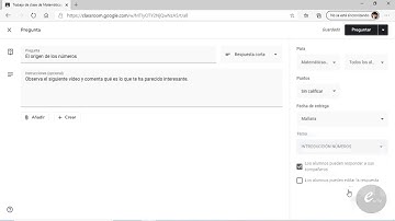 12 Realiza una pregunta y genera un debate - Classroom para docentes