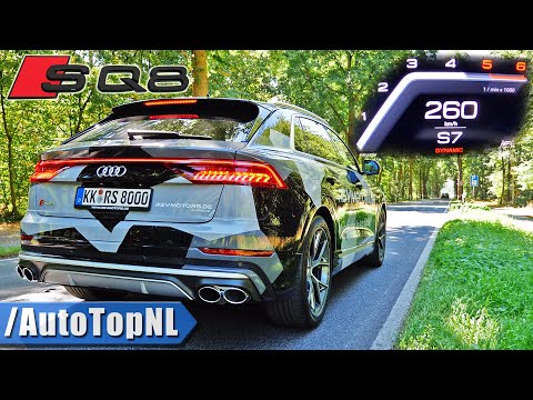 AUDI SQ8 0-260KM/H ACCELERATION TOP SPEED & SOUND by AutoTopNL