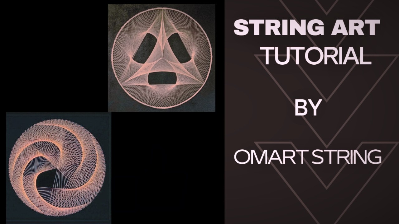 String Art, 2 DIY String Art for beginners and professionals alike