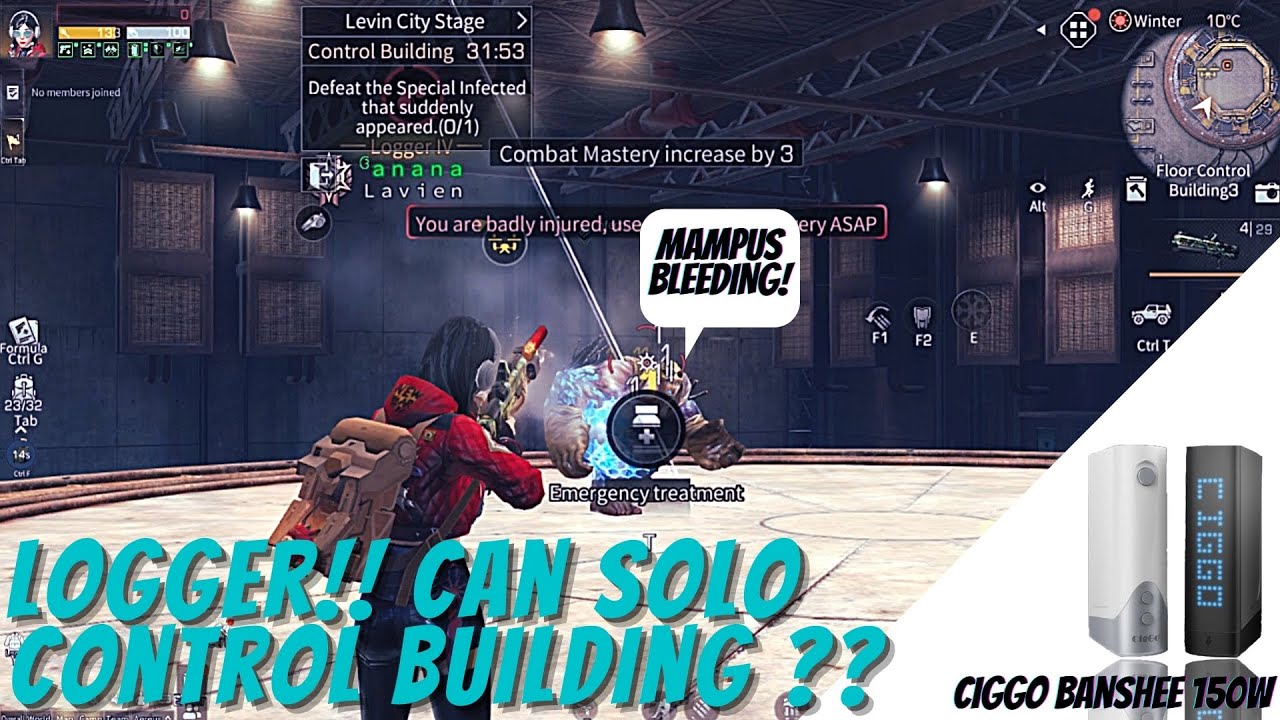 LIFEAFTER - Logger SOLO control building ft CigGo Banshee 150W